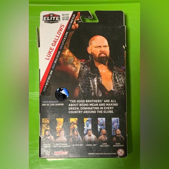 Autographed SLIGHTLY FADED SIGNATURE WWE Elite Collection Series 56 Luke Gallows - Picture 4 of 4